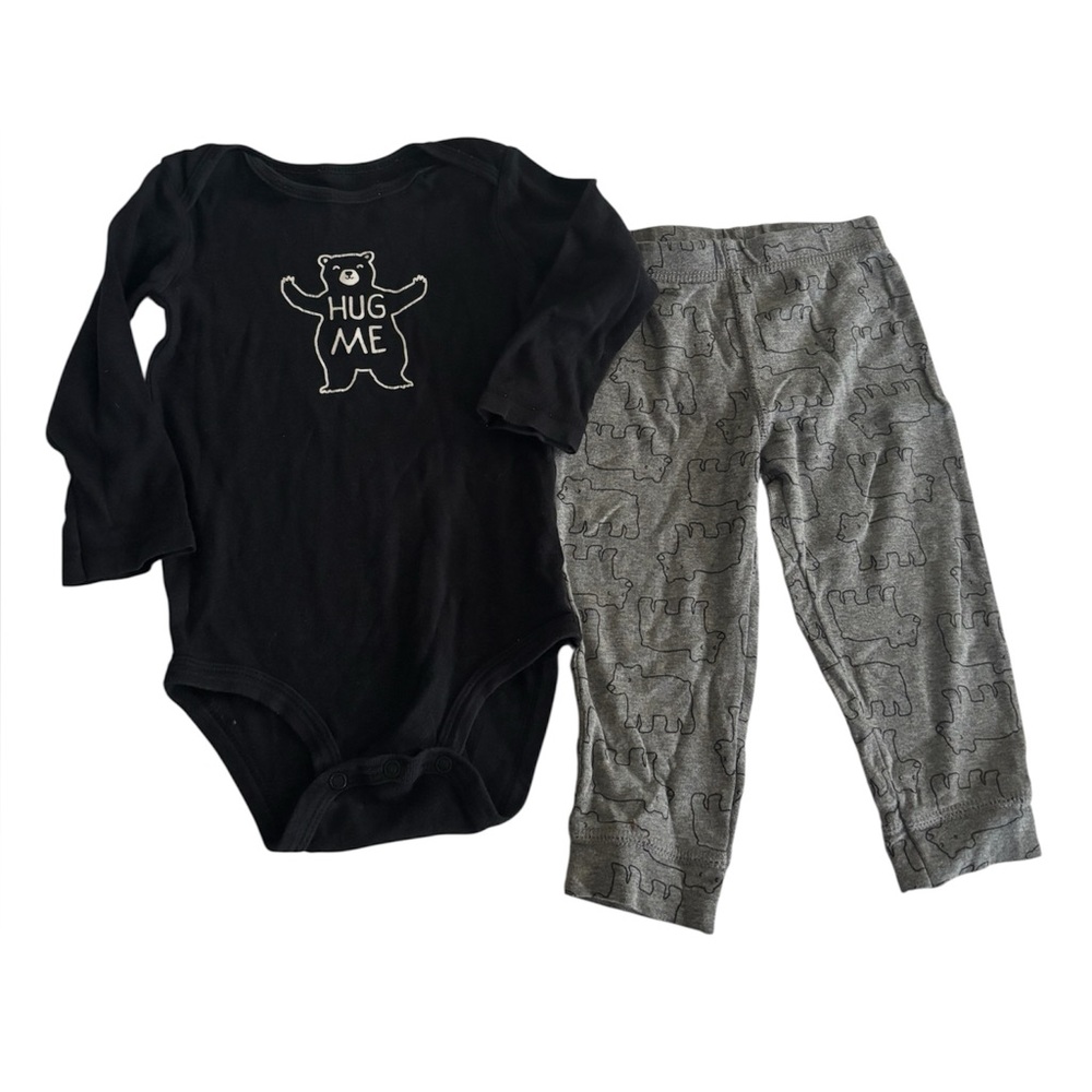 Carter’s EUC Gray and Black Outfit